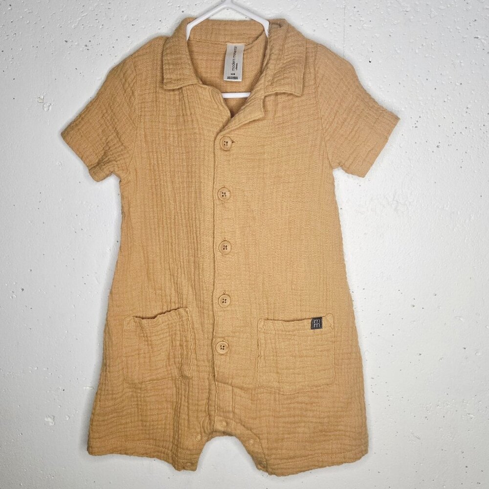 Cinnamon Collared Romper